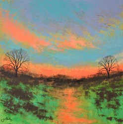 From This Day by Jo Starkey - Original Painting on Board sized 32x32 inches. Available from Whitewall Galleries